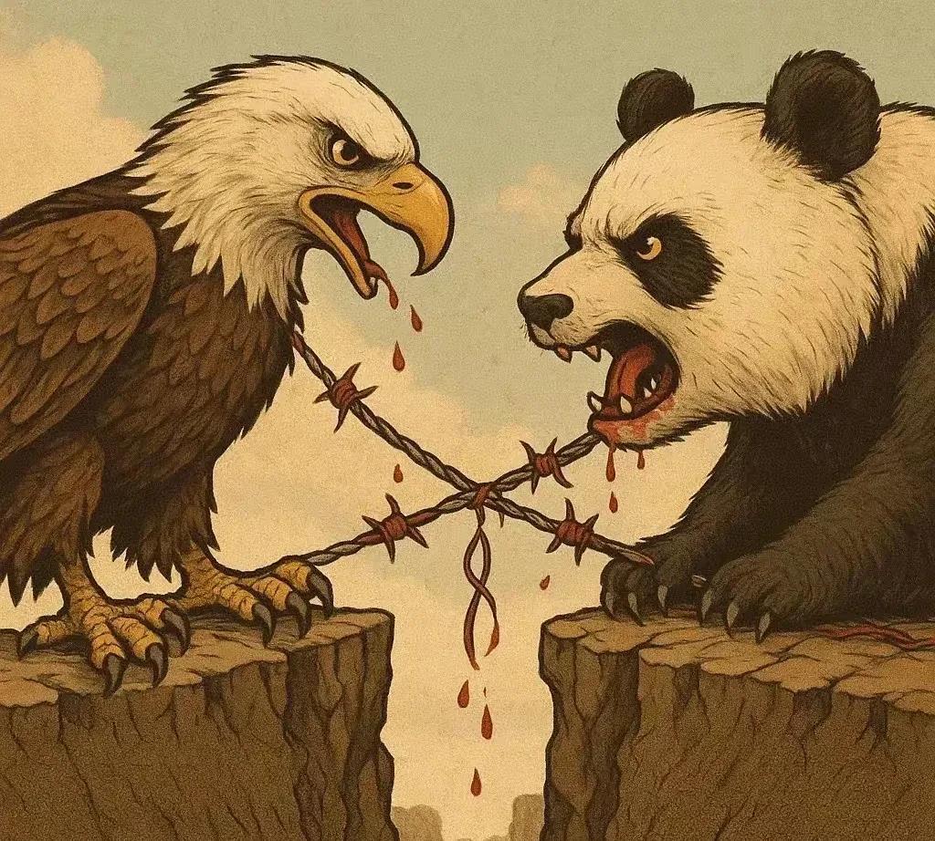 激烈较量，双方实力均衡，胜负难料